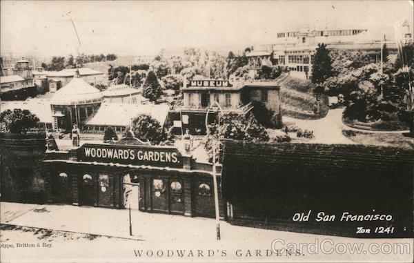 View of Woodward's Gardens San Francisco California