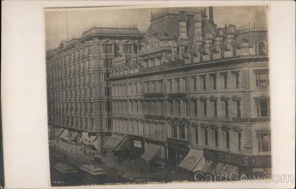 South Side Market From 3rd to New Montgomery St. July 1888 San Francisco California