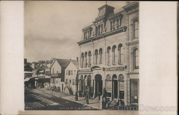 Sutter Street W. of Kearny San Francisco California