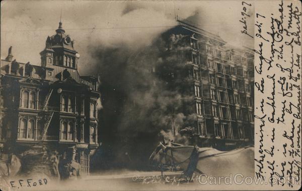 During the Fire - San Francisco Earthquake California