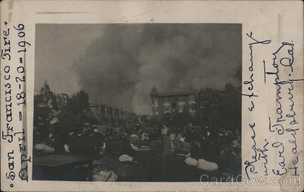 San Francisco Fire April 18-20 1906 Earthquake California