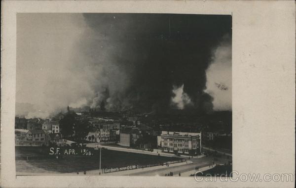 San Francisco Fire Earthquake California