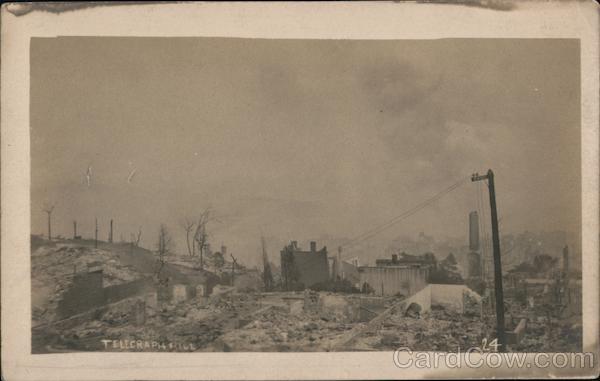 Telegraph Hill Earthquake San Francisco California