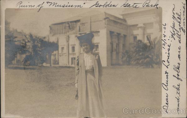 Ruins of Musium Golden Gate Park Earthquake Museum San Francisco California