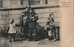 Holiday Attire, Chinatown Postcard