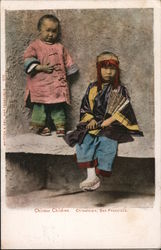 Chinese Children, Chinatown Postcard