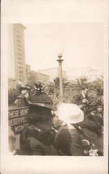 Benches Reserved for Women Postcard