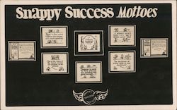 Snappy Success Mottoes Postcard