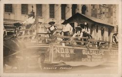 Diamond Jubilee NDGW Guadalupe Float Postcard