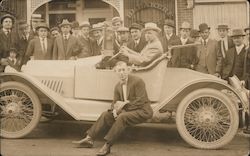 James Jeffries before 1910 Reno Fight Breakers Cafe Postcard