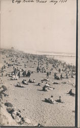 Cliff Beach Postcard