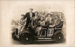 Fresh Air Taxi Co. Touring California Postcard