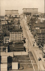 California St Hill Postcard