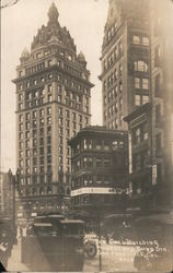 The Call Building Market and Third Ste. Postcard