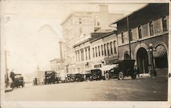 A Street View with Several Cars Postcard