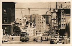 California St Hill Postcard