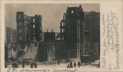 Savings Unions After Earthquake Postcard