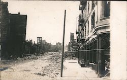 Ruins After Earthquake Postcard