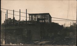 Powell St Earthquake Postcard