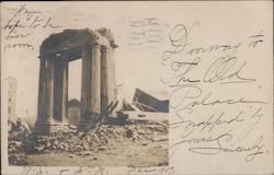 Ruins from Earthquake and Fire Postcard