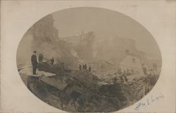 Wreckage after 1906 Earthquake Postcard