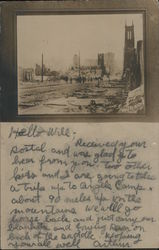 The Destruction from the Earthquake and Fire Postcard