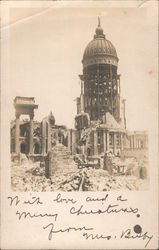 After the Earthquake and Fire Postcard
