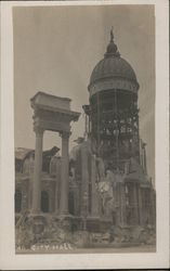 City Hall Earthquake Postcard