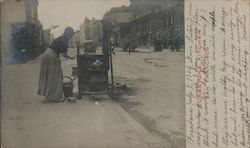 A Curbstone Kitchen Earthquake Postcard