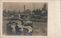 At Home on the Street Earthquake Postcard