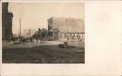 A Street Scene in San Francisco Earthquake Postcard