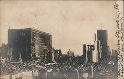 After the Fire Earthquake Postcard