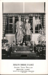 Malay Bridal Exhibit - Johore State Pavilion Postcard