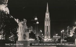 Court of Seven Seas - Golden Gate International Exposition '39 Postcard
