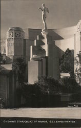Evening Star-Court of Honor. G.G.I. Exposition '39 San Francisco, CA 1939 San Francisco Exposition Moulin Postcard Postcard Postcard