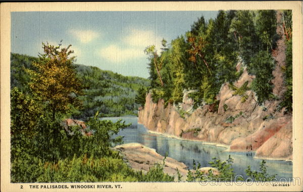 The Palisades Winooski River Waterbury Vermont