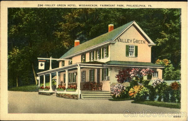 Valley Green Hotel, Fairmont Park Philadelphia Pennsylvania