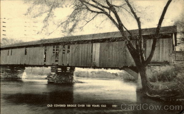 Old Covered Bridge Lyndonville Vermont