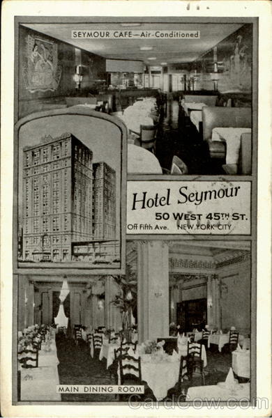Seymour Café, 50 West 45th St New York City