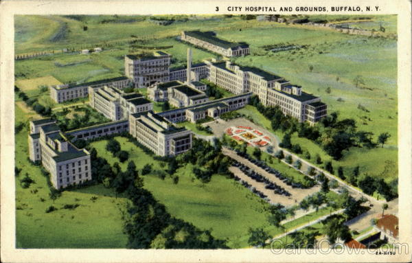 City Hospital And Grounds Buffalo New York