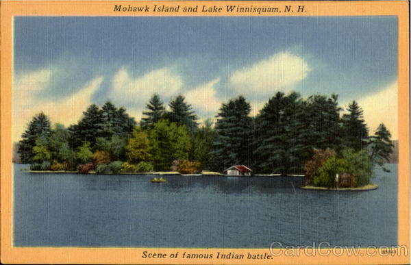 Mohawk Island And Lake Winnisquam New Hampshire