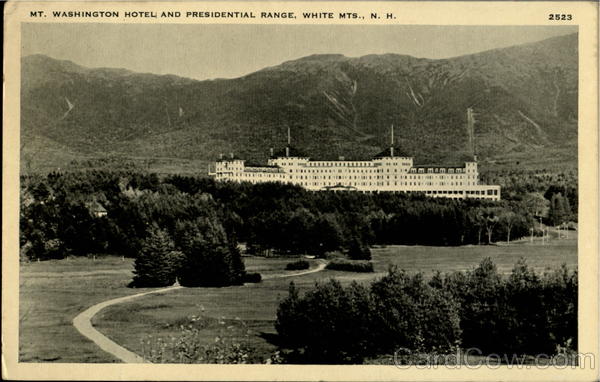 Mt. Washington Hotel And Presidential Range Bretton Woods New Hampshire