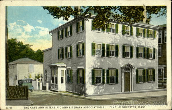 The Cape Ann Scientific And Literary Association Building Gloucester Massachusetts