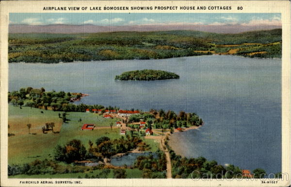 Airplane View Of Lake Bomoseen Vermont