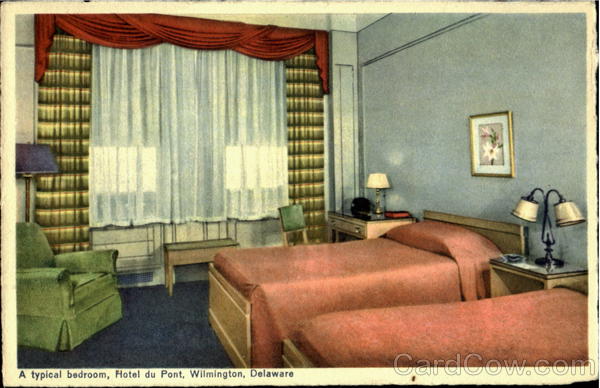 A Typical Bedroom Hotel Du Pont Wilmington Delaware