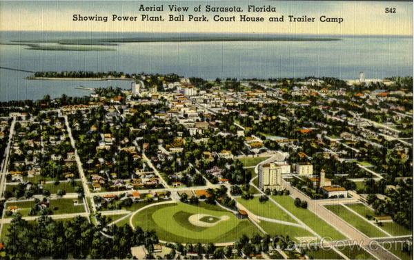 Aerial View Of Sarasota Florida