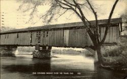 Old Covered Bridge Postcard