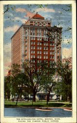 The Ritz Carlton Hotel Boston, MA Postcard Postcard