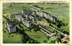 City Hospital And Grounds Postcard