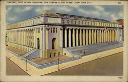 General Post Office Building , 8th Avenue & 31st Street Postcard